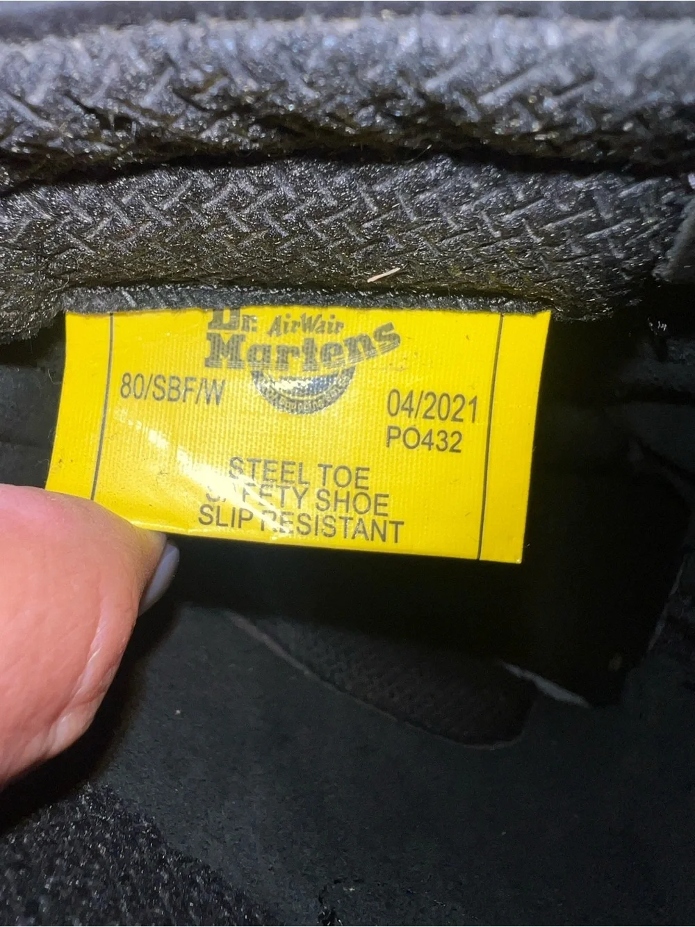 Dr. Martens NEW Icon 2295 Greasy Leather Steel Toe Work Boot Size 10